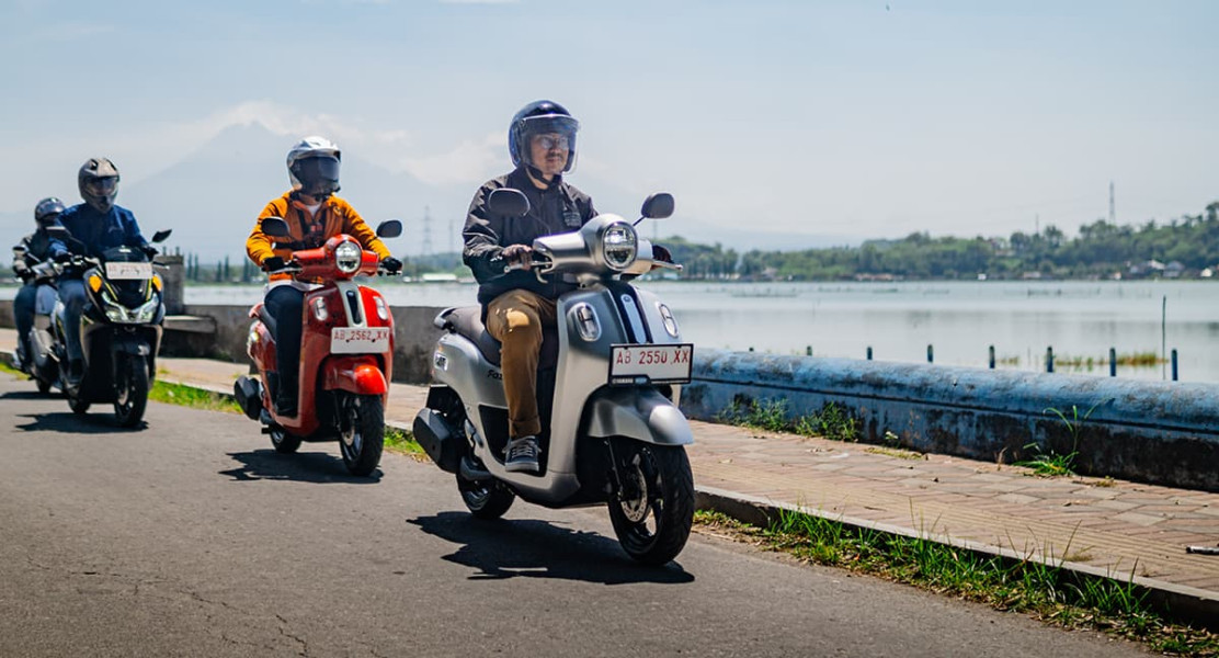 Intip Konsumsi Bensin Yamaha Fazzio Hybrid Rute Yogyakarta   Solo