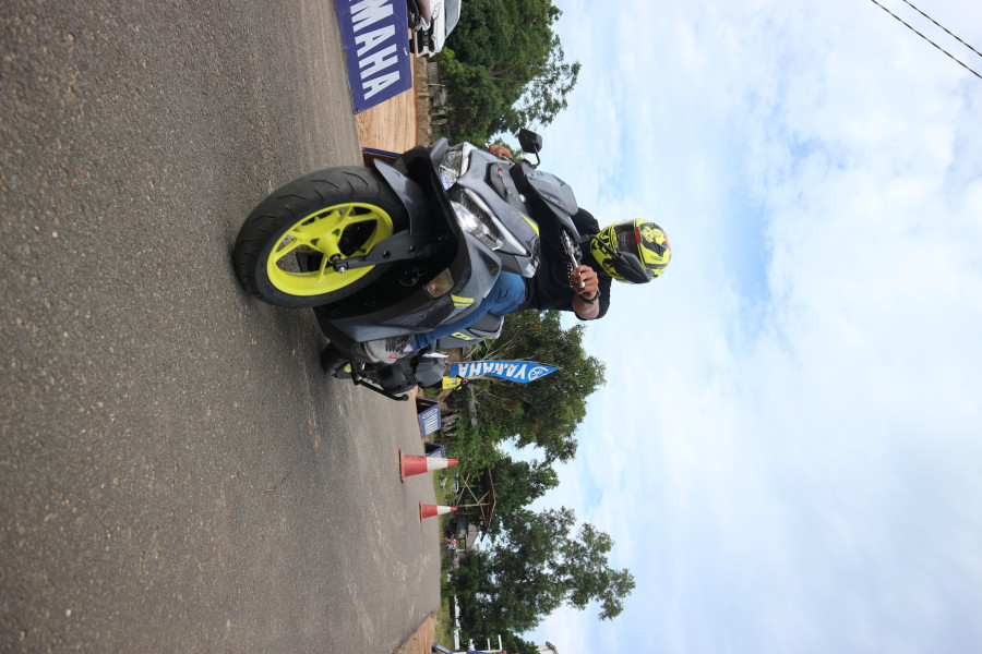 MINI LAUNCHING YAMAHA ALL NEW AEROX 155 CONNECTED di BANGKA BARAT