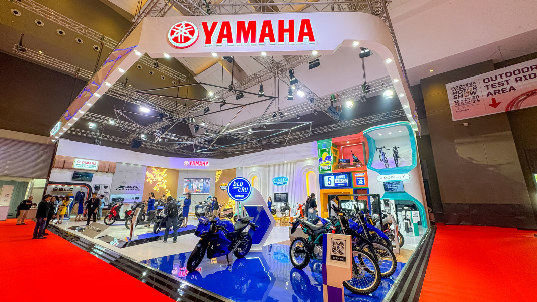Daya Pikat Booth Yamaha di IIMS 2024, Mulai Dari Varian Warna Baru Hingga Banjir Promo Spesial