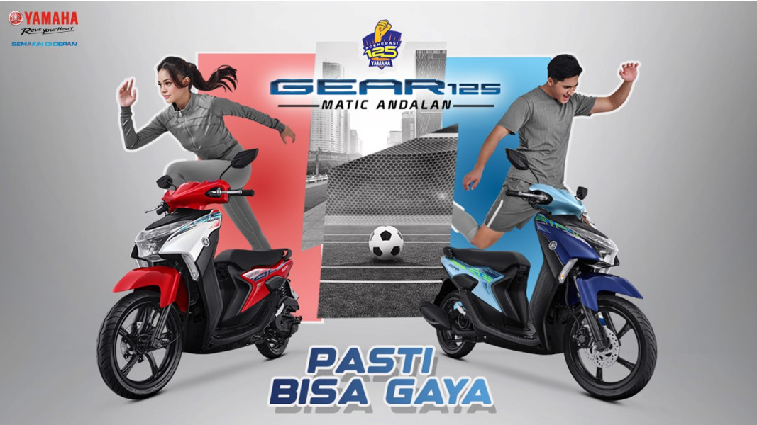 SI SERBA BISA, MATIC ANDALAN YAMAHA GEAR 125 HADIR DENGAN WARNA BARU
