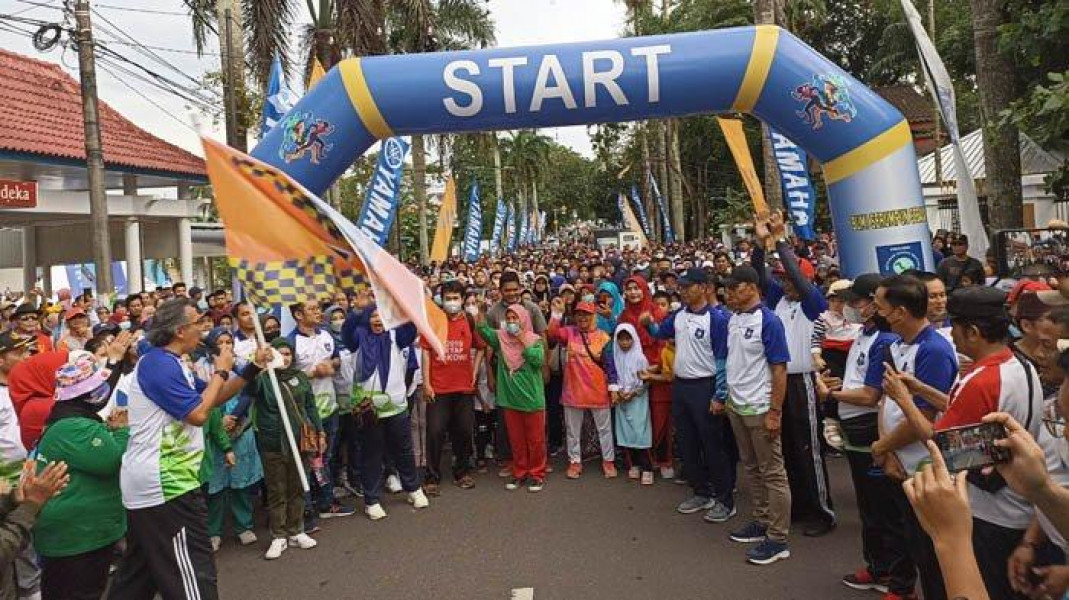 Dapat Satu Unit Motor Undian Jalan Sehat HUT ke-22 Babel, Ibu Hamil Ini Sebut Rejeki Anaknya