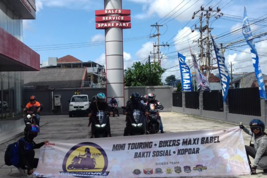 Yamamori, Touring Berbagi CSR dengan Warga Bangka Tengah